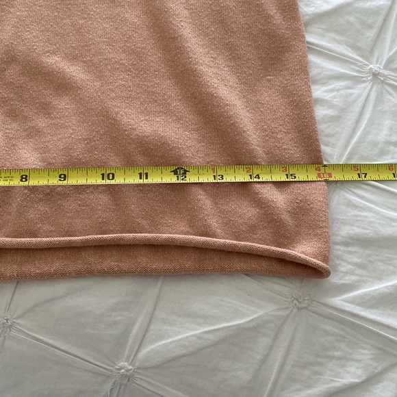 Lunya wide leg crop elastic waist lounge pants in color nutmeg - Picture 8 of 11